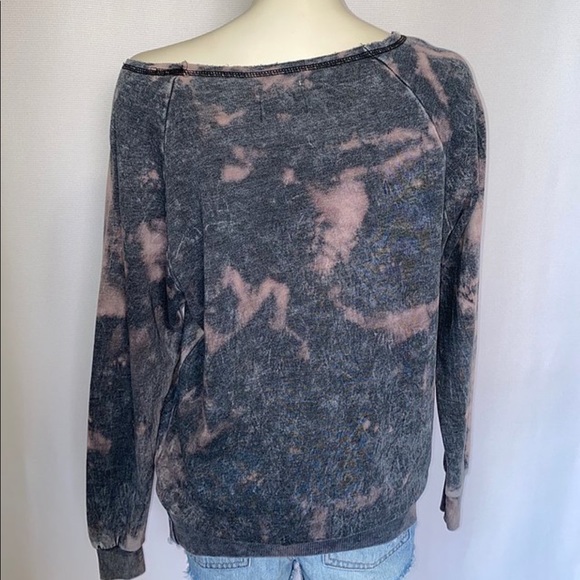 *CUSTOM DYED OFF SHOULDER SWEATSHIRT - Picture 3 of 5